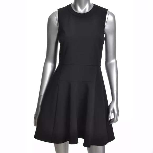 Madewell the Anywhere Dress Fit Flare Black 2 - Picture 3 of 6